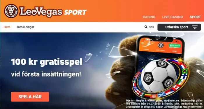 LeoVegas Sverige – Live streams, bonusar & odds