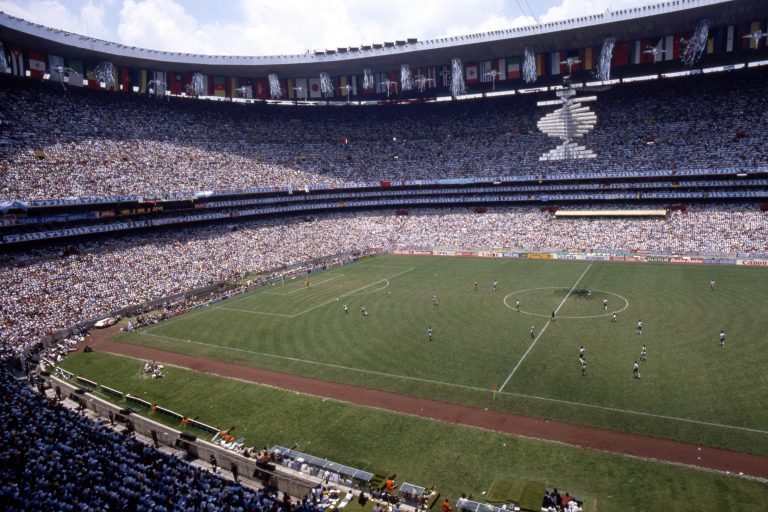 FIFA World Cup - Mexico 1986 29.6.1986, Estadio Azteca, Mexico, D.F. Final Argentina v West Germany. Azteca stadium during the final. FIFA World Cup - Mexico 1986 29.6.1986, Estadio Azteca, Mexico, D.F. Final Argentina v West Germany. Azteca stadium during the final.