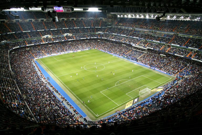 Estadio Santiago Bernabeu, Madrid, Spain. Image shot 2007. Exact date unknown.