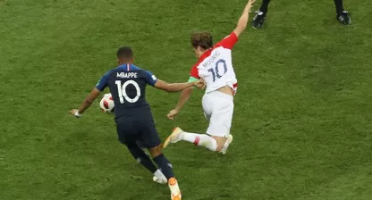 Kylian Mbappé och Luka Modric.