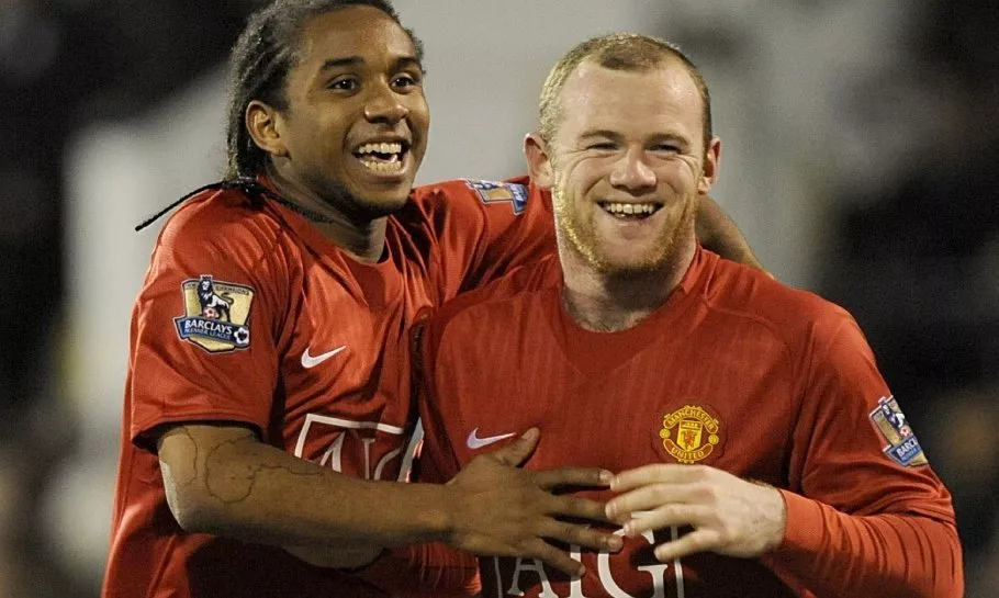 Anderson och Wayne Rooney.