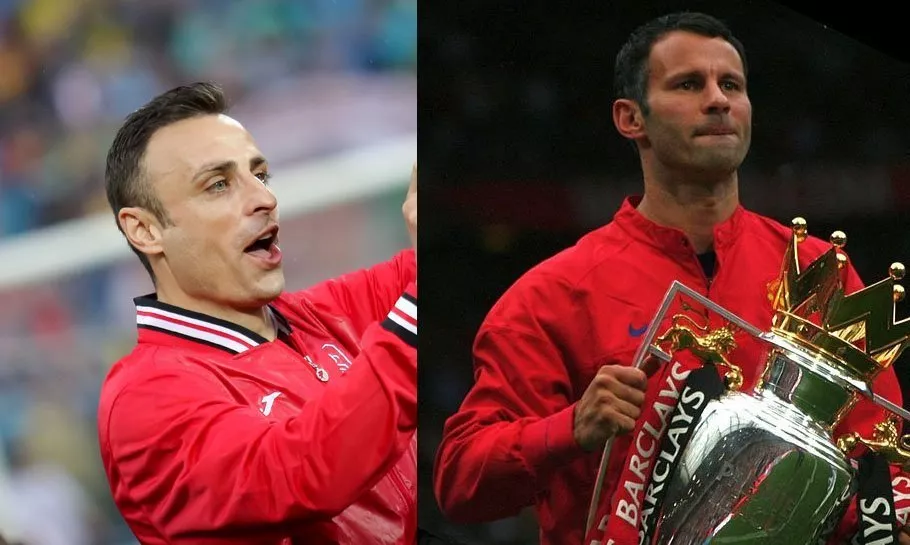 Dimitar Berbatov och Ryan Giggs.