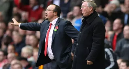 Rafa Benítez och Alex Ferguson
