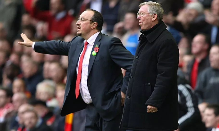 Rafa Benítez och Alex Ferguson