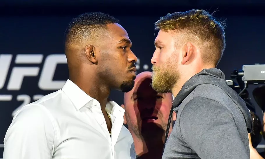 Jon Jones och Alexander Gustafsson