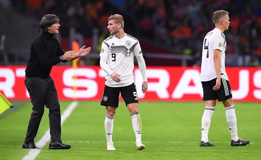 Tyska landslaget byter skepnad