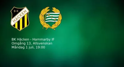Häcken - Hammarby live stream