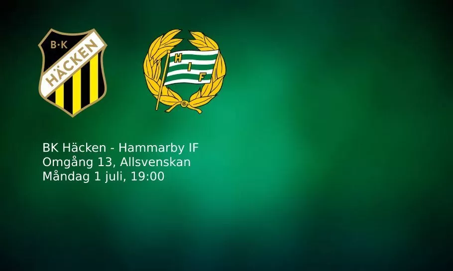 Häcken - Hammarby live stream