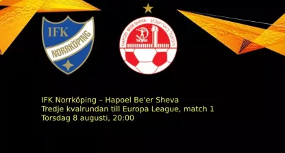 IFK Norrköping - Hapoel Beer Sheva