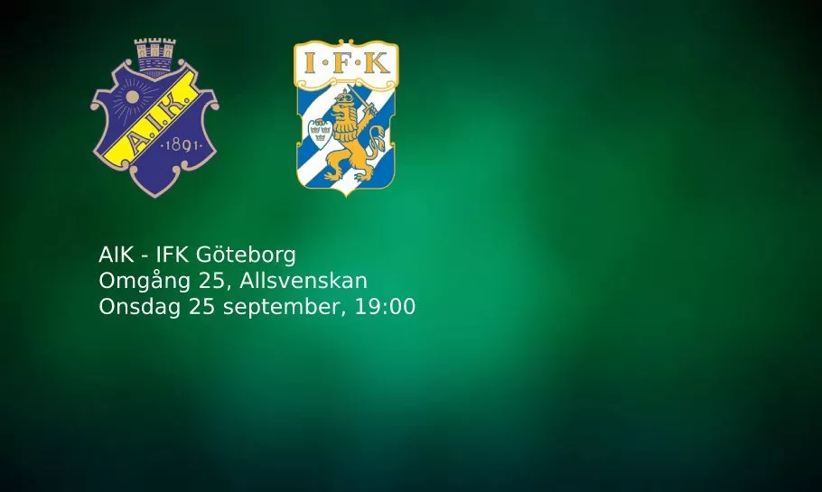 AIK - IFK Göteborg live stream