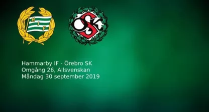 Hammarby - Örebro