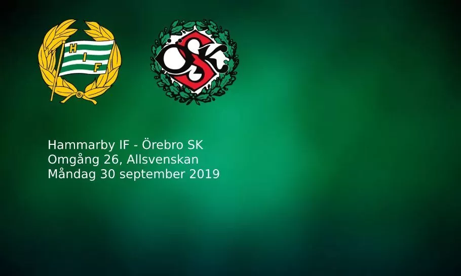 Hammarby - Örebro