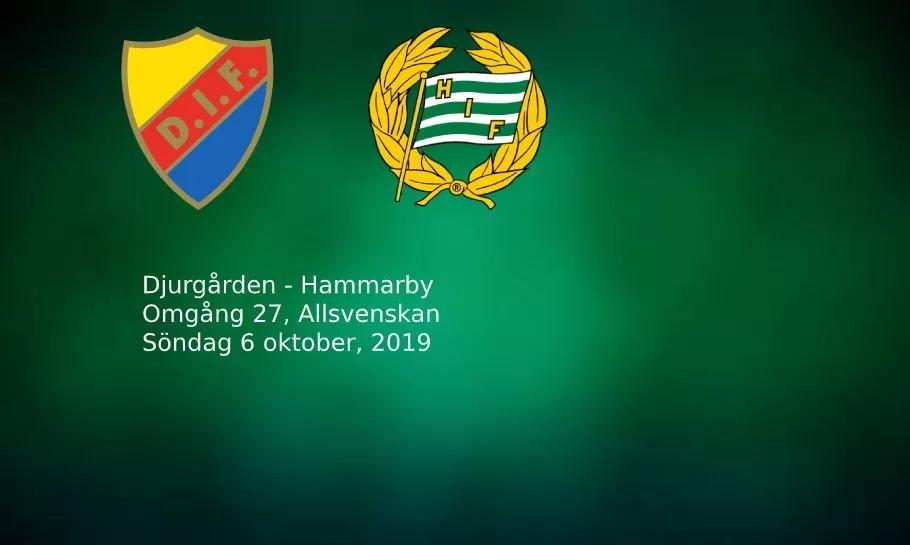 Djurgården - Hammarby live stream