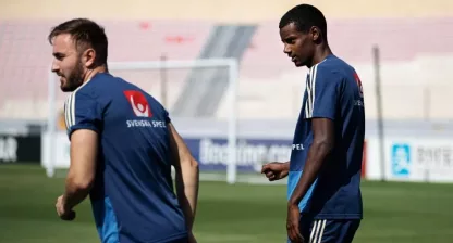 Muamer Tankovic och Alexander Isak