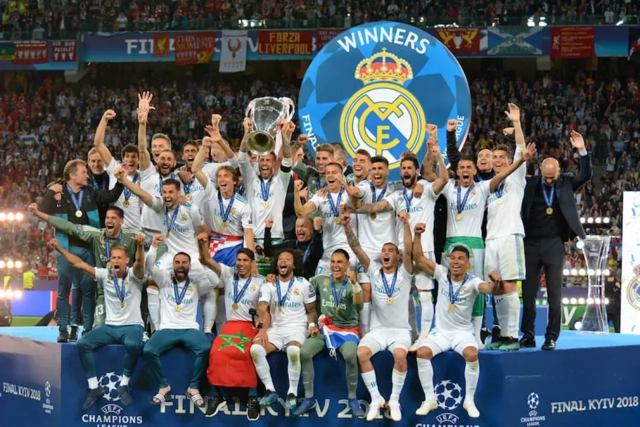 Real Madrid vann titeln 2018.