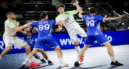 Slovenien ställs mot Sverige i handbolls-VM.