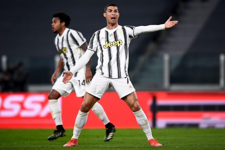 Cristiano Ronaldo mötet Torino under lördagen.