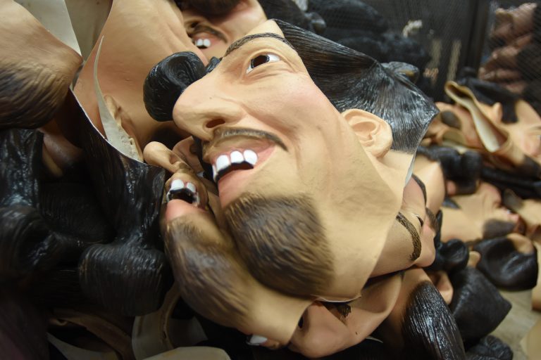 Jiutepec, Mexico. 24th Apr, 2018. Zlatan's latex mask seen in a Mexico's factory after hearing the news that soccer star Zlatan Ibrahimovic will not attend the World Cup Russia 2018. Credit: Carlos Tischler/SOPA Images/ZUMA Wire/Alamy Live News Zlatan quiz