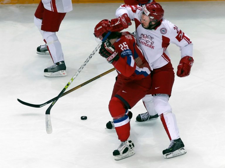 Russia beats Denmark 9-1 in Ice Hockey Championship match