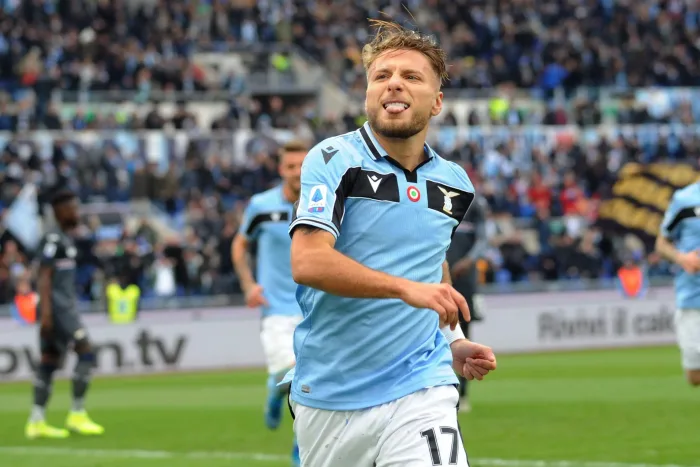 ciro immobile (lazio) during Lazio vs Sampdoria , Roma, Italy, 18 Jan 2020, Soccer Italian Soccer Serie A Men Championship lazio torino speltips stream