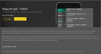 Skapa eget spel hos Bet365 – Personliga odds