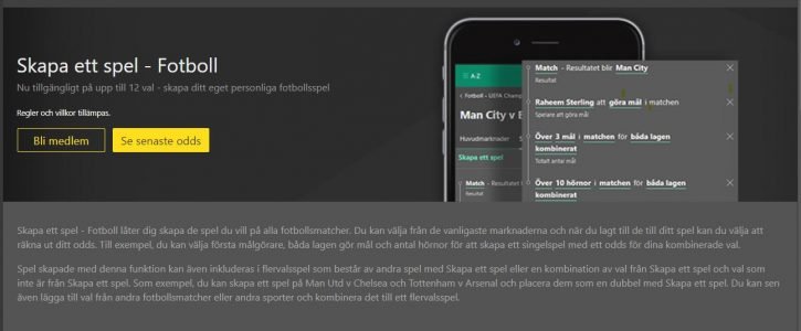 Skapa eget spel hos Bet365 – Personliga odds Skapa eget spel hos Bet365 – Personliga odds