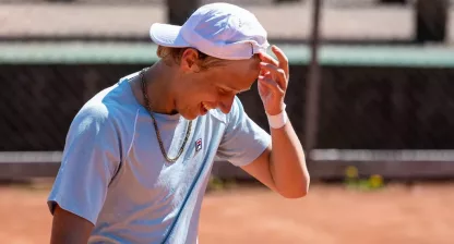 Leo Borg har presenterat sig i Franska Öppna