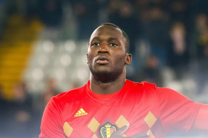 Belgian Romelu Lukaku during the Friendly Game football match between Belgium and Japan on November 14, 2017 at Jan Breydel Stadium in Bruges, Belgium - Photo Geoffroy Van Der Hasselt / DPPI Belgien Ryssland speltips