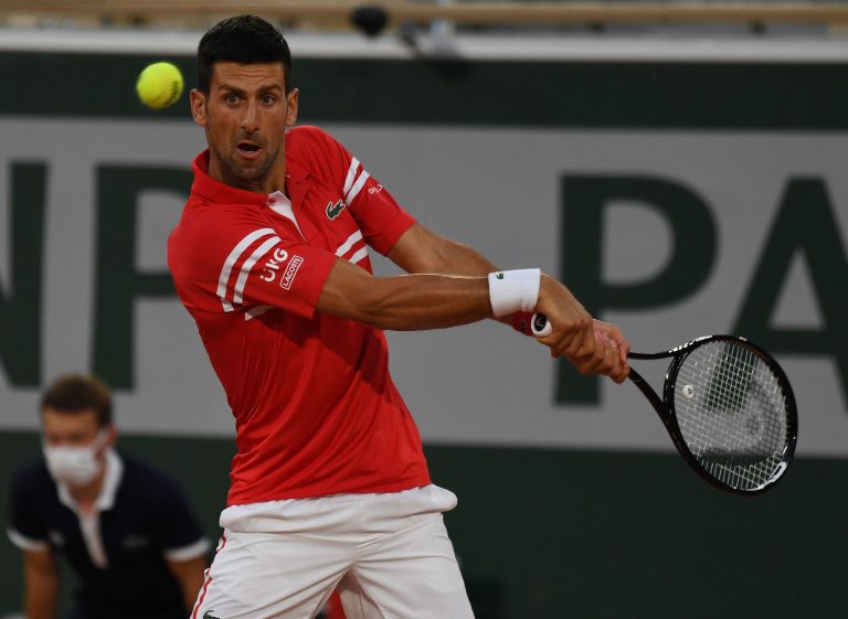Paris, Roland Garros, French Open Day 3 01/06/2021Novak Djokovic (SRB) wins first round matchRoger Parker International Sports Fotos Ltd Paris, Roland Garros, French Open Day 3 01/06/2021Novak Djokovic (SRB) wins first round matchRoger Parker International Sports Fotos Ltd