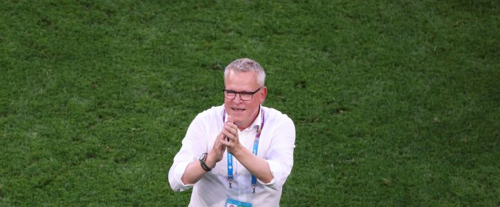 Janne Andersson hyllar "krigarna" Janne Andersson hyllar "krigarna"