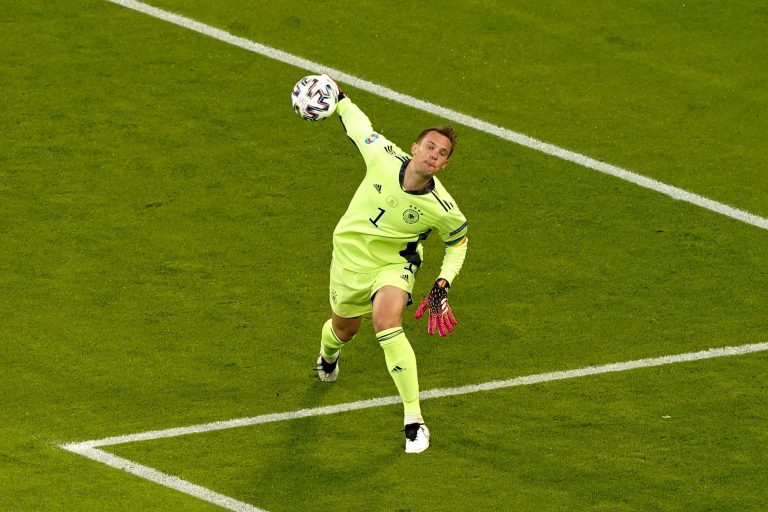 MUNICH, GERMANY - JUNE 15: Goalkeeper Manuel Neuer of Germany during the UEFA Euro 2020 match between France and Germany at Allianz Arena on June 15, 2021 in Munich, Germany (Photo by Andre Weening/Orange Pictures)
