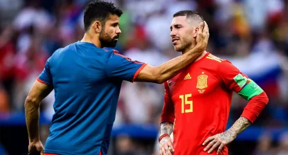 Diego Costa och Sergio Ramos