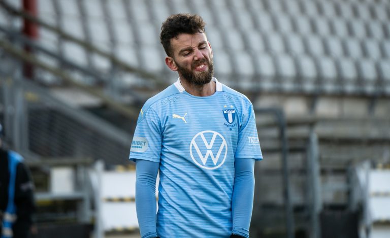 Malmoe, Sweden. 12th Feb, 2021. Erdal Rakip (19) of Malmoe FF seen during a test match between Malmoe FF and Mjallby AIF at Malmoe Idrottsplats in Malmoe. (Photo Credit: Gonzales Photo/Alamy Live News Malmoe, Sweden. 12th Feb, 2021. Erdal Rakip (19) of Malmoe FF seen during a test match between Malmoe FF and Mjallby AIF at Malmoe Idrottsplats in Malmoe. (Photo Credit: Gonzales Photo/Alamy Live News