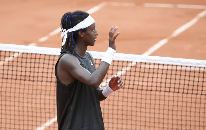 Mikael Ymer of Sweden celebrates his second round victory during day 5 of the French Open 2021, Grand Slam tennis tournament on June 3, 2021 at Roland-Garros stadium in Paris, France - Photo Jean Catuffe / DPPI / LiveMedia Mikael Ymer är i kvartsfinal i Gstaad