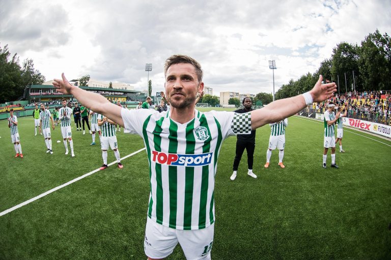 Saulius Mikoliunas - football club Zalgiris, Vilnius, Lithuania Saulius Mikoliunas - football club Zalgiris, Vilnius, Lithuania