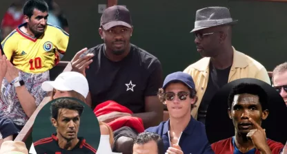 Fotbollsspelare med framstående söner inom sporten.