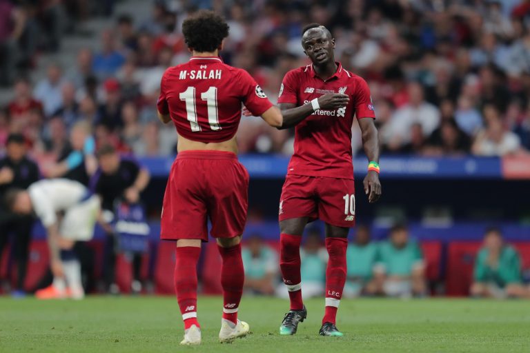 MOHAMED SALAH, SADIO MANE, TOTTENHAM HOTSPUR FC V LIVERPOOL FC CHAMPIONS LEAGUE FINAL 2019, 2019 MOHAMED SALAH, SADIO MANE, TOTTENHAM HOTSPUR FC V LIVERPOOL FC CHAMPIONS LEAGUE FINAL 2019, 2019