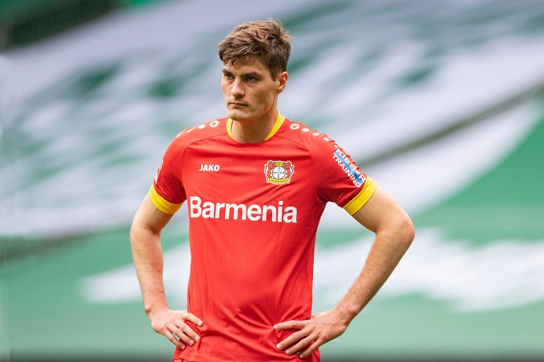 Patrick SCHICK (LEV), half figure, half figure; Soccer 1st Bundesliga, 32nd matchday, SV Werder Bremen (HB) - Bayer 04 Leverkusen (LEV) 0: 0, on May 8th, 2021 in Bremen/Germany. DFL regulations prohibit any use of photographs as image sequences and/or qua Patrick SCHICK (LEV), half figure, half figure; Soccer 1st Bundesliga, 32nd matchday, SV Werder Bremen (HB) - Bayer 04 Leverkusen (LEV) 0: 0, on May 8th, 2021 in Bremen/Germany. DFL regulations prohibit any use of photographs as image sequences and/or qua