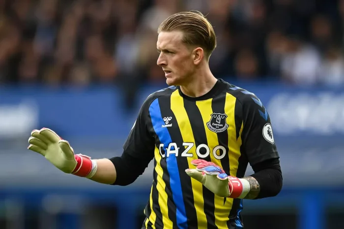 Jordan Pickford #1 of Everton during the game Everton – Watford, 23/10: Speltips & stream