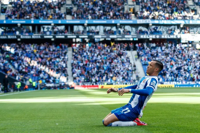 Cornella Del Llobregat, Spain. 01st Mar, 2020. BARCELONA, SPAIN - MARCH 01: Raul de Tomas of RCD Espanyol makes a goal during the Liga match between RCD Espanyol and Atletico de Madrid at RCD Stadium on March 01, 2020 in Barcelona, Spain. Credit: Dax Imag Espanyol – Real Madrid, 3/10: Speltips & stream
