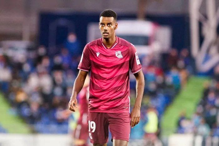 Alexander Isak seen during the La Liga Santander 2021/2022 match between Getafe CF and Real Sociedad at Coliseum Alfonso Perez.Final score; Getafe CF 1:1 Real Sociedad. (Photo by Francis Gonzalez / SOPA Images/Sipa USA) Atletico Madrid – Real Sociedad, 24/10: Speltips & stream