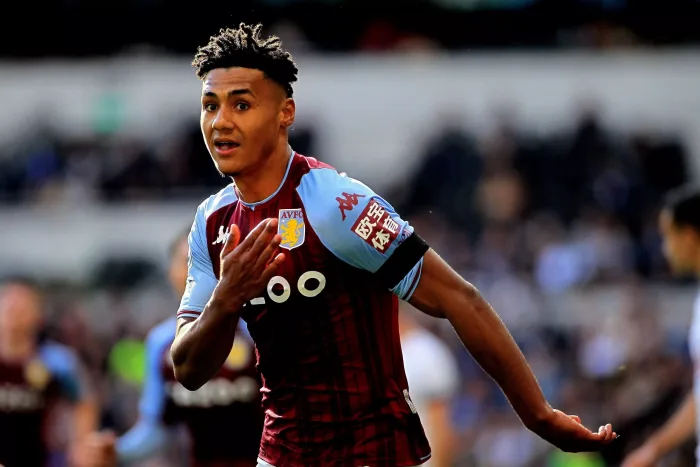 London, UK. 03rd Oct, 2021. Ollie Watkins of Aston Villa celebrates after scoring his teams first goal. Premier League match, Tottenham Hotspur v Aston Villa at the Tottenham Hotspur Stadium in London on Sunday 3rd October 2021. this image may only be use Southampton – Aston Villa, 5/11: Speltips & stream