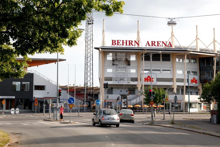 Behrn arena, Orebro. Behrn arena, Orebro.