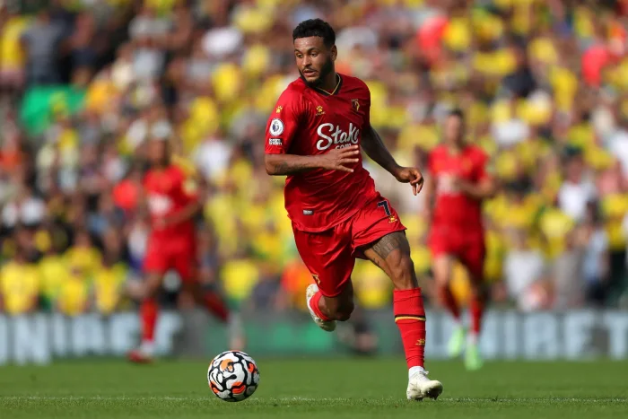 Joshua King of Watford - Norwich City v Watford, Premier League, Carrow Road, Norwich, UK - 18th September 2021Editorial Use Only - DataCo restrictions apply Arsenal – Watford, 7/11: Speltips & stream