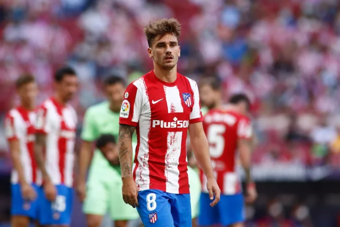 Antoine Griezmann of Atletico de Madrid, during the spanish league, La Liga Santander, football match played between Atletico de Madrid and Athletic Club at Wanda Metropolitano stadium on September 18, 2021, in Madrid, Spain. Photo Oscar J. Barroso / Spai Valencia Atletico stream speltips