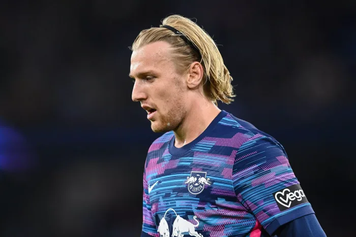 Emil Forsberg of RB Leipzig during the game in , on 9/15/2021. (Photo by Craig Thomas/News Images/Sipa USA) Augsburg – Leipzig, 15/12: Speltips & stream