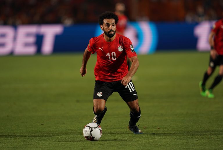 Cairo, Egypt. 26th June, 2019. Mohamed Salah Mahrous Ghaly of Egypt during the 2019 African Cup of Nations match between Egypt and DR Congo at the Cairo International Stadium in Cairo, Egypt. Ulrik Pedersen/CSM/Alamy Live News