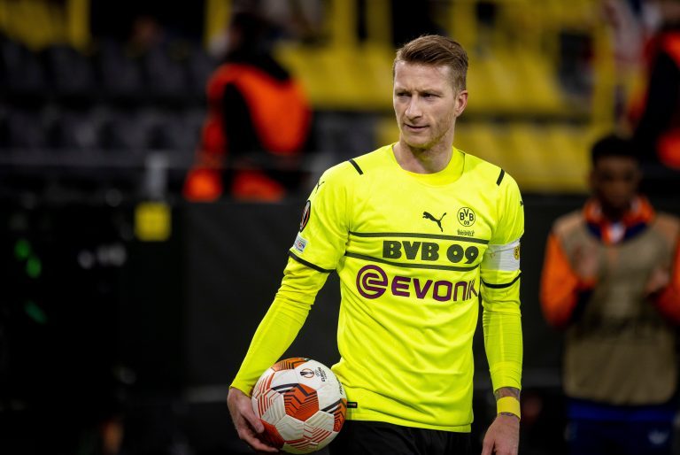 Marco Reus (BVB)Borussia Dortmund - Glasgow Rangers17.02.2022, FussballFoto: Moritz MullerCopyright (nur fur journalistische Zwecke) by : Morit Marco Reus (BVB)Borussia Dortmund - Glasgow Rangers17.02.2022, FussballFoto: Moritz MullerCopyright (nur fur journalistische Zwecke) by : Morit
