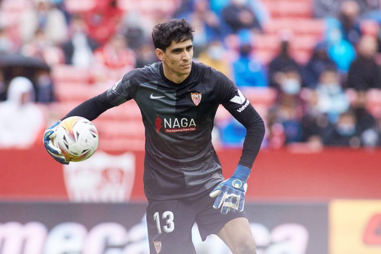 Yassine Bounou "Bono" of Sevilla during the Spanish championship La Liga football match between Sevilla FC and CA Osasuna on October 30, 2021 at Ramon Sanchez-Pizjuan stadium in Sevilla, Spain - Photo: Joaquin Corchero/DPPI/LiveMedia Yassine Bounou "Bono" of Sevilla during the Spanish championship La Liga football match between Sevilla FC and CA Osasuna on October 30, 2021 at Ramon Sanchez-Pizjuan stadium in Sevilla, Spain - Photo: Joaquin Corchero/DPPI/LiveMedia