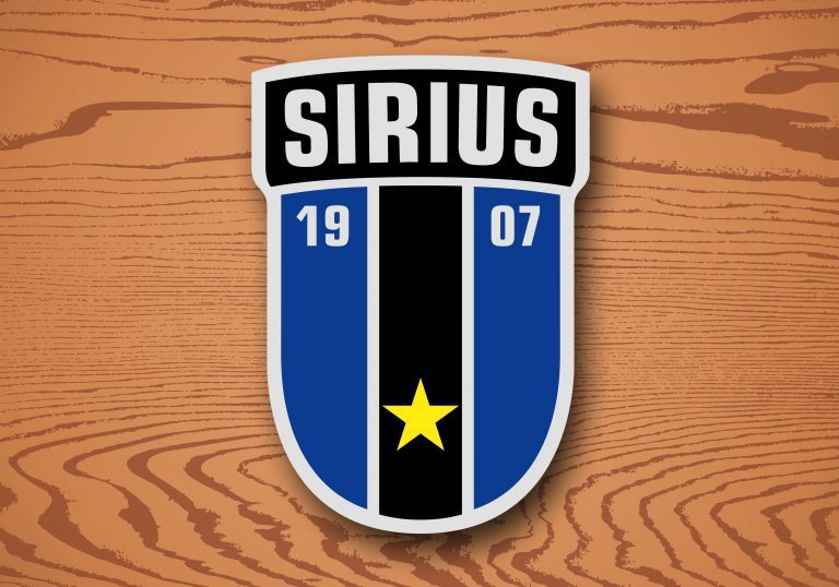 Coat of arms IK Sirius, Uppsala, a football club from Sweden Coat of arms IK Sirius, Uppsala, a football club from Sweden